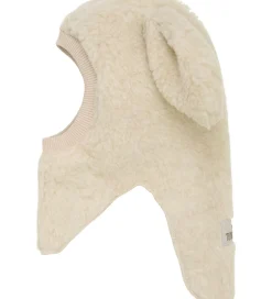 Elefanthue - Uld - Teddy - 2-lags - Cement m. Ører|Huttelihut Hot