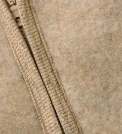 Fleccejakke - Uldfleece - Camel Melange m. Ører|Huttelihut New