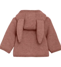 Fleecejakke - Uldfleece - Burlwood m. Ører|Huttelihut Discount