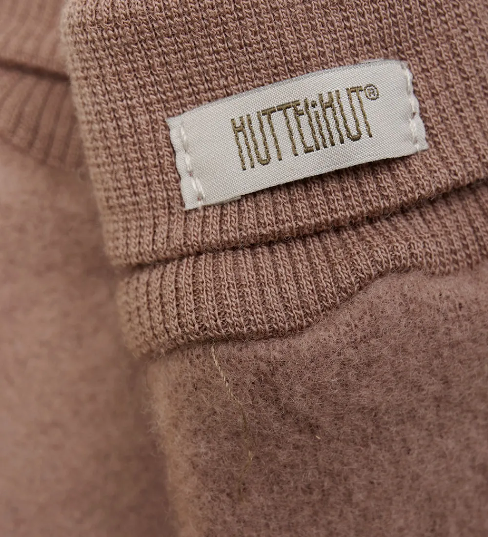 Luffer - Uldfleece - 2-lags - Burlwood|Huttelihut Outlet