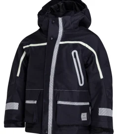 Vinterjakke - Norly - Navy m. Selvlysende Reflekser|ILDHU Discount