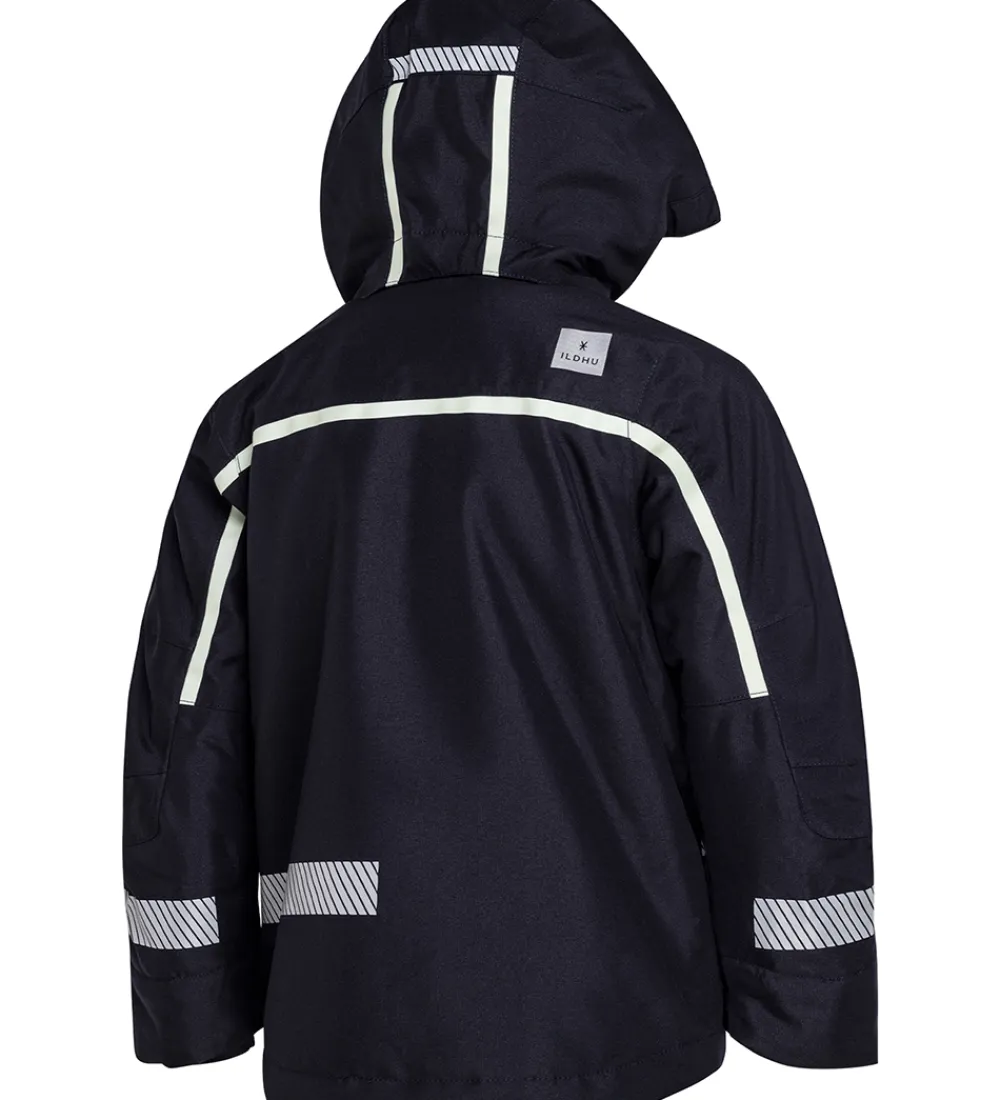 Vinterjakke - Norly - Navy m. Selvlysende Reflekser|ILDHU Discount