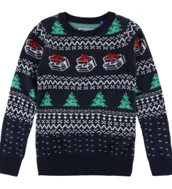 Bluse - Strik - JjXmas Andrew - Sky Captain/Holly G|Jack & Jones Best