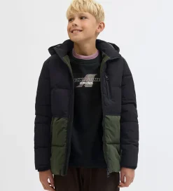 Dynejakke - JjEowen - Rosin/Black Blocking|Jack & Jones Outlet