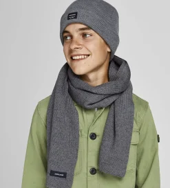 Halstørklæde - Strik - JacDna - Grey Melange|Jack & Jones Online
