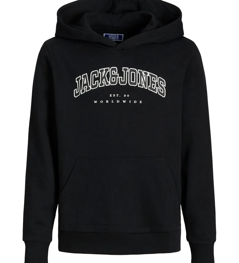 Hættetrøje - JjeCaleb - Sort/LOOSE|Jack & Jones