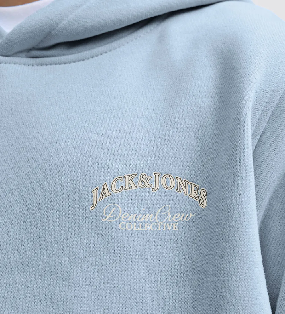 Hættetrøje - JjeBrandes - Chambray Blue|Jack & Jones Online