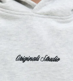 Hættetrøje - Noos - JorNorrebro - White Melange|Jack & Jones Clearance