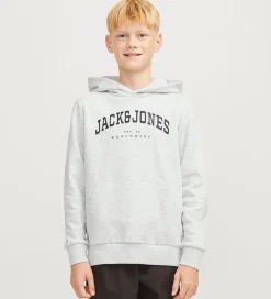 Hættetrøje- JjeCaleb - Noos - White Melange/LOOSE|Jack & Jones Sale