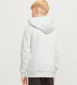 Hættetrøje- JjeCaleb - Noos - White Melange/LOOSE|Jack & Jones Sale