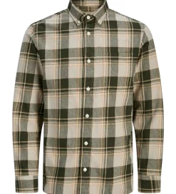 Skjorte - JprBlubrook - Peat m. Tern|Jack & Jones Discount