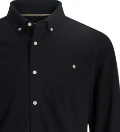 Skjorte - Piqué - JprBlublake - Black|Jack & Jones Best