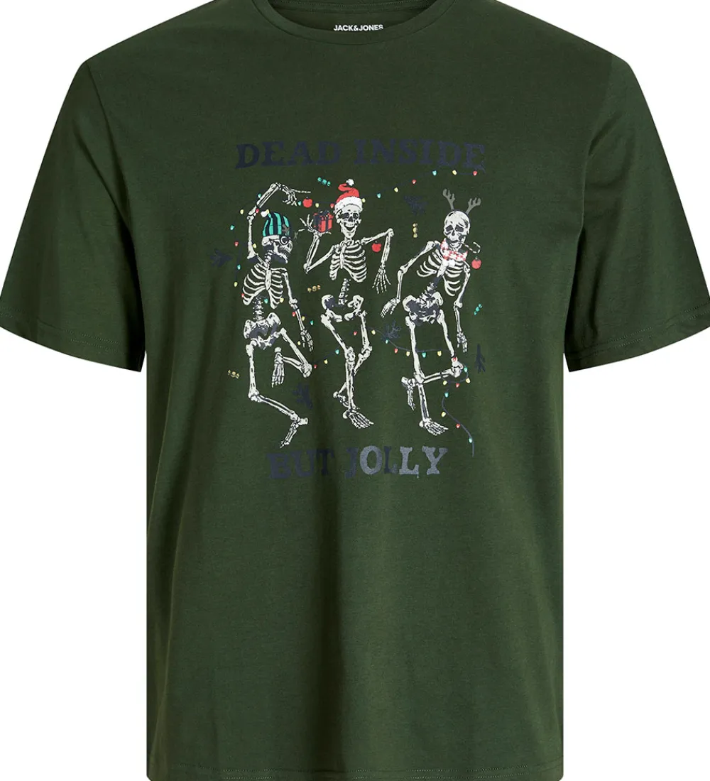 T-shirt - Jjnoel - XMAS - Kombu Green|Jack & Jones Online