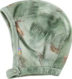 Babyhjelm - Uld - Grøn m. Skov|Joha Best