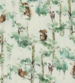 Babyhjelm - Uld - Off White m. Træer|Joha Sale