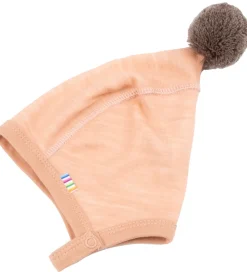 Babyhjelm - Uld/Bambus - Fersken|Joha Sale