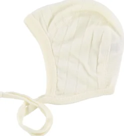 Babyhjelm - Uld/Silke - Creme|Joha Online