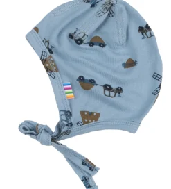 Babyhjelm - Viskose/Bambus - Blå m. Vindmøller|Joha New