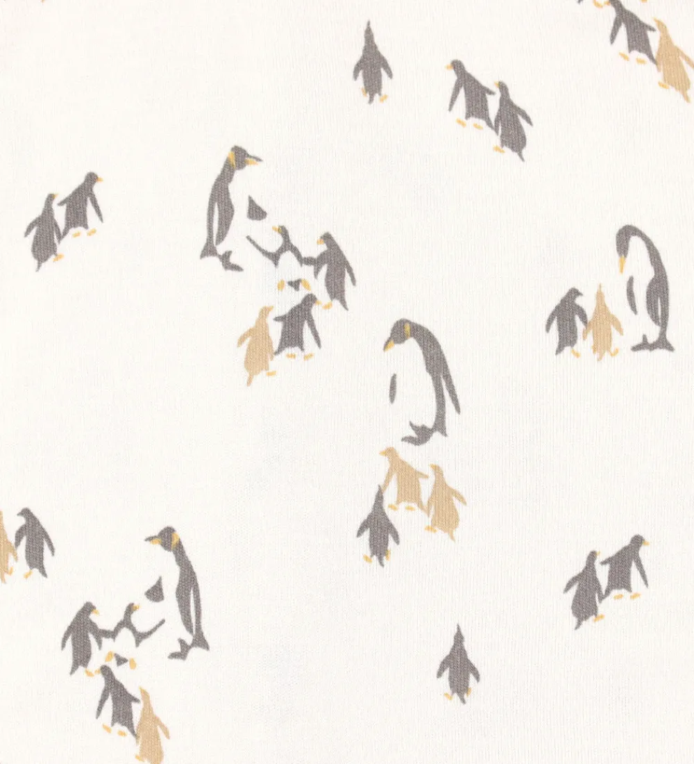 Bluse - Viskose/Bambus - Lys Beige m. Print|Joha Online