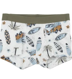 Boxershorts - Off White m. Print|Joha Clearance