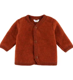 Cardigan - Uld - Rust|Joha Outlet