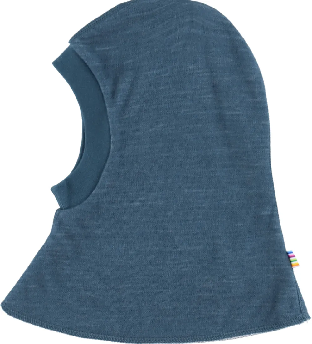 Elefanthue - 2-lags - Uld/Bambus - Dark Denim|Joha New