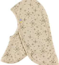 Elefanthue - Uld - 2-lags - Beige m. Stjerner|Joha New