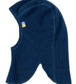 Elefanthue - Uld - Rib - 2-lags - Mørk Turkis|Joha Outlet