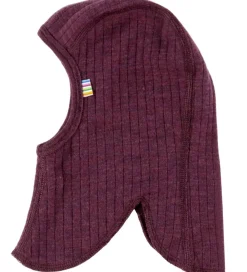 Joha Elefanthue - Uld - Rib - 2-lags - Blomme|