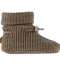 Futter - Uld - Strik - Beige Meleret|Joha Best