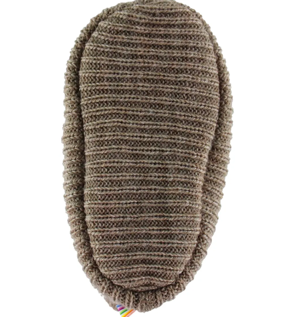 Futter - Uld - Strik - Beige Meleret|Joha Best