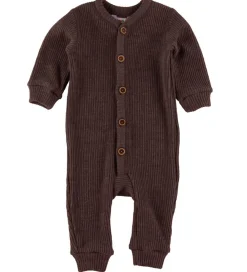 Heldragr - Strik - Uld - Mørkebrun|Joha Best