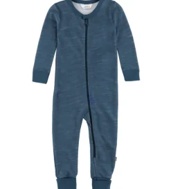 Heldragt - Uld/Bambus - Dark Denim|Joha Discount