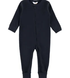 Heldragt m. Fødder - Rib - Navy|Joha