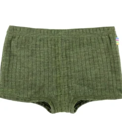 Hipsters - Uld - Rib - Mørk Oliven|Joha Online