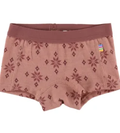 Hipsters - Uld/Bomuld - Rose m. Snefnug|Joha Sale