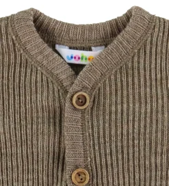 Køredragt - Strik - Uld - Beige Meleret|Joha Sale