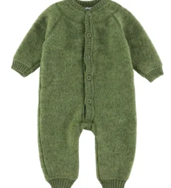 Køredragt - Uld - Mørk Oliven|Joha Outlet