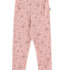 Leggings - Uld - Rosa m. Stjerner|Joha Hot