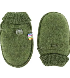 Luffer - Uld - Mørk Oliven|Joha Discount