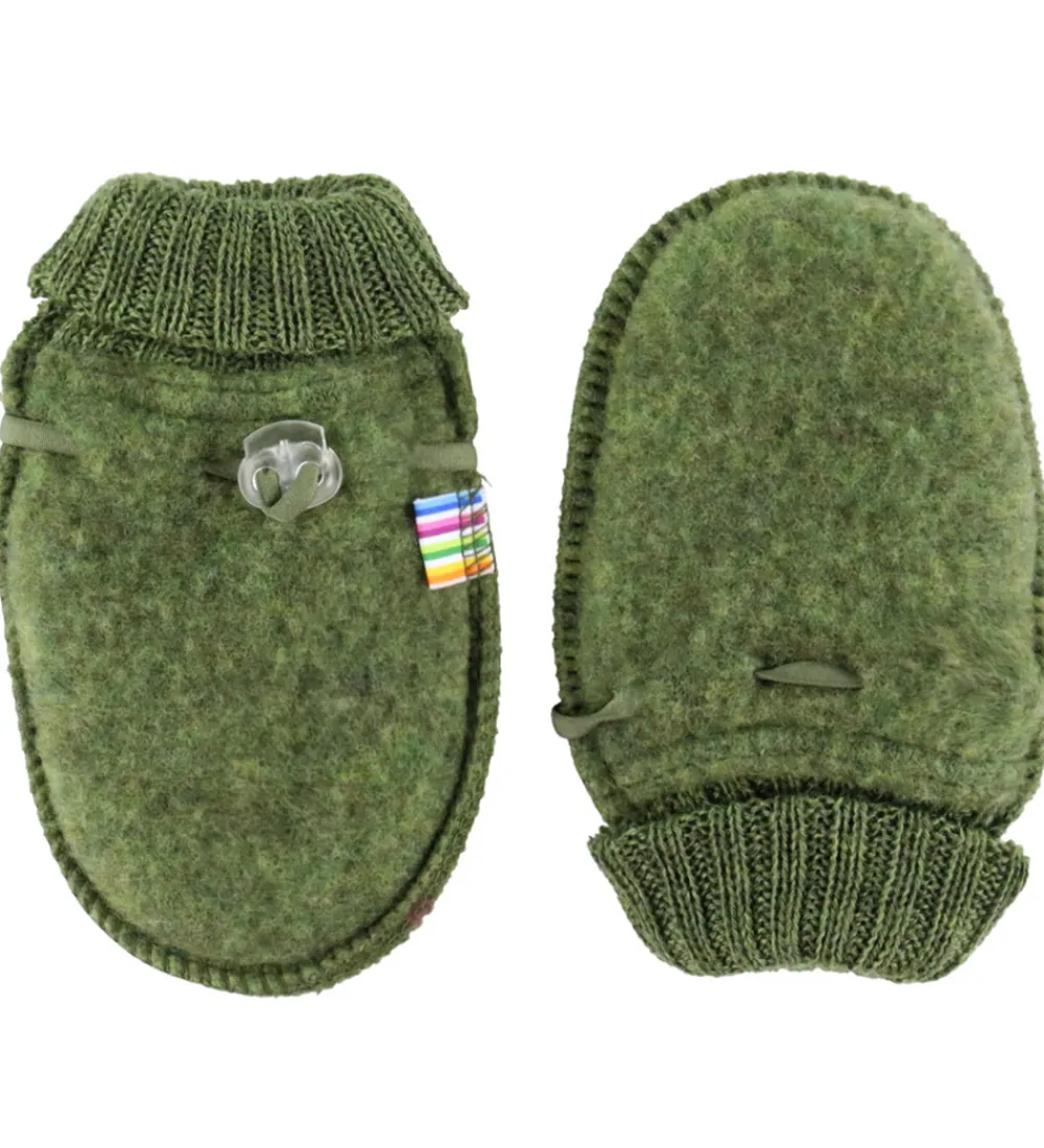 Luffer - Uld - Mørk Oliven|Joha Discount