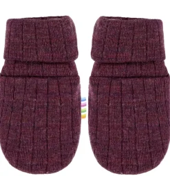 Luffer - Uld - Rib - Blomme|Joha Sale