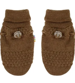 Luffer - Uld - Strik - Varm Brun|Joha Hot