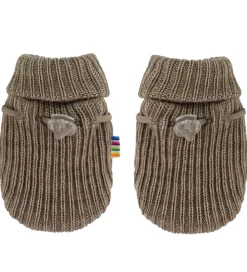 Luffer - Uld - Strik - Beige Meleret|Joha Sale