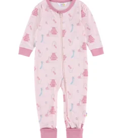 Natdragt - Lyserød m. Print|Joha New