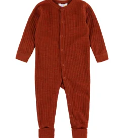 Natdragt - Uld - Rib - Rust|Joha New