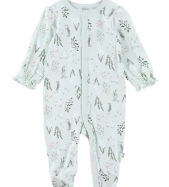 Natdragt - Viskose/Bambus - Mynte m. Svane|Joha Online