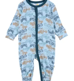 Natdragt - Viskose/Bambus - Blå m. ATV|Joha Outlet