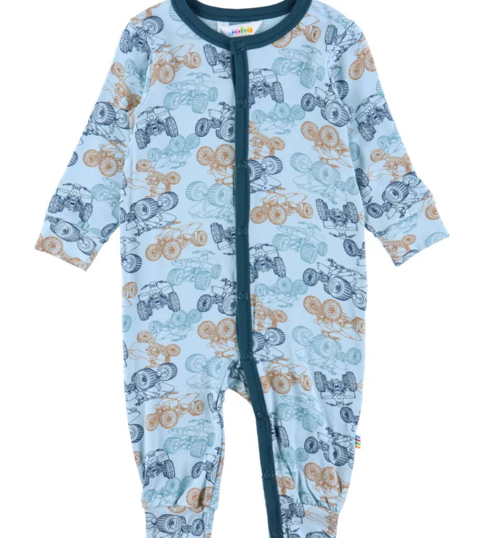 Natdragt - Viskose/Bambus - Blå m. ATV|Joha Outlet