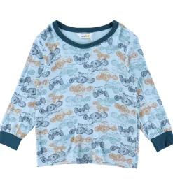 Nattøj - Viskose/Bambus - Blå m. ATV|Joha Hot